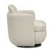 Wolfie Cream Performance Fabric Upholstered Swivel Accent Chair