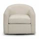 Thao Cream Upholstered Swivel Accent Chair