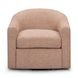 Thao Blush Upholstered Swivel Accent Chair