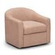 Thao Blush Upholstered Swivel Accent Chair