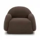 Marius Brown Performance Fabric Upholstered Accent Chair