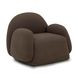 Marius Brown Performance Fabric Upholstered Accent Chair