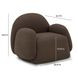 Marius Brown Performance Fabric Upholstered Accent Chair