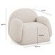 Marius Cream Performance Fabric Upholstered Accent Chair