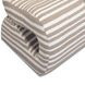 Senna Taupe and White Upholstered Accent Chair