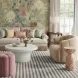 Jasmine Oat Upholstered Swivel Accent Chair