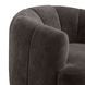 Jasmine Chocolate Upholstered Swivel Accent Chair