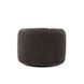 Jasmine Chocolate Upholstered Swivel Accent Chair