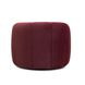 Jasmine Berry Red Performance Fabric Upholstered Swivel Accent Chair