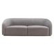 Yara Pleated Grey Velvet 91" Sofa by Inspire Me Home Decor