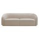 Yara Pleated Beige Velvet 91" Sofa by Inspire Me Home Decor
