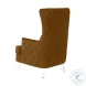 Aubree Cognac Tall Chair with Acrylic Legs