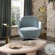 Solange Blue Shadow Velvet Swivel Chair