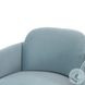 Solange Blue Shadow Velvet Swivel Chair