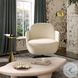 Solange Cream Velvet Swivel Chair