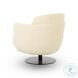 Solange Cream Velvet Swivel Chair