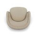 Pamela Tan Performance Fabric Upholstered Swivel Tassel Lounge Chair