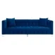 Bea Navy Velvet 91" Sofa