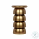 Sasha Gold Side Table By Inspire Me Home Decor