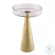 Alo Gold Small Side Table