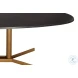 Gemma Black Marble Cocktail Table