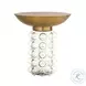 Bubble Antique Brass Side Table