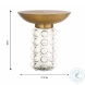 Bubble Antique Brass Side Table
