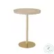 Fiona Gold and Natural Marble Side Table