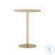 Fiona Gold and Natural Marble Side Table