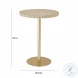 Fiona Gold and Natural Marble Side Table