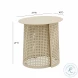 Pesky Eggnog Cream Occasional Table Set