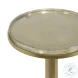Gabrielle Antique Brass Round Side Table