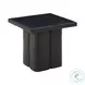 Kayla Black Concrete Side Table