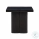Kayla Black Concrete Side Table