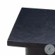 Kayla Black Concrete Side Table