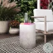 Sarana Grey Ombre Concrete Stool
