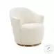 Skyla Boucle Swivel Chair