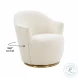 Skyla Boucle Swivel Chair