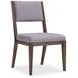 Linea Grey And Cerused Charcoal Side Chair Set of 2
