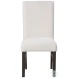High Line White Upholstered Dining Chair Set Of 2