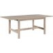 Gabby Light Brown 60" Extendable Rectangular Dining Table
