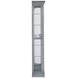 Medley Gray 2 Side Entry Door Accent Curio Cabinet with LED Lighting