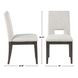 Evan White Upholstered Side Chair Set of 2