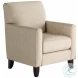 Sugarshack Oatmeal Straight Arm Accent Chair