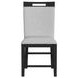 Pinnacle Light Gray Upholstered Counter Height Side Chair Set of 2