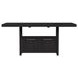 Pinnacle Charcoal Extendable Rectangular Counter Height Table