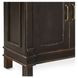 Trento Distressed Black 6 Doors Sideboard