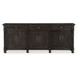 Trento Distressed Black 6 Doors Sideboard