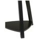 Raine White Triangular End Table