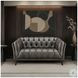Trix Ash Leather Living Room Set